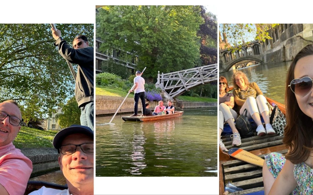 EBCam Team Go Punting in Cambridge